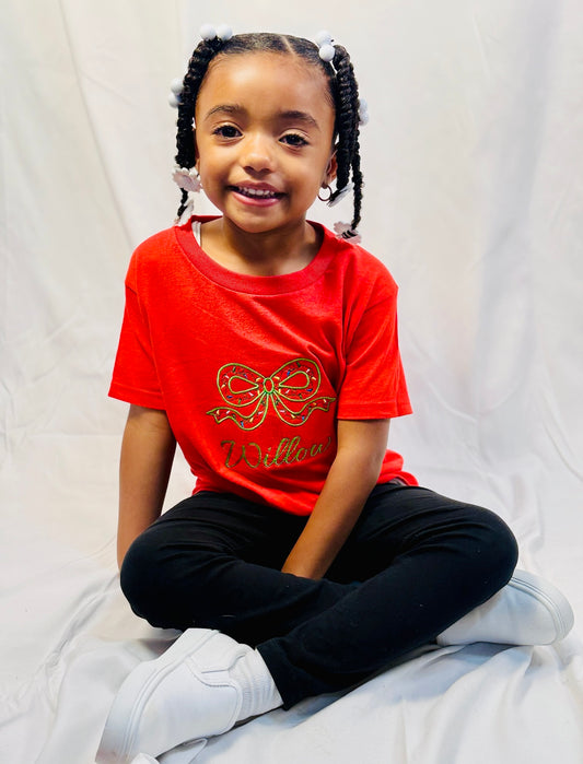 Christmas Bow with Lights